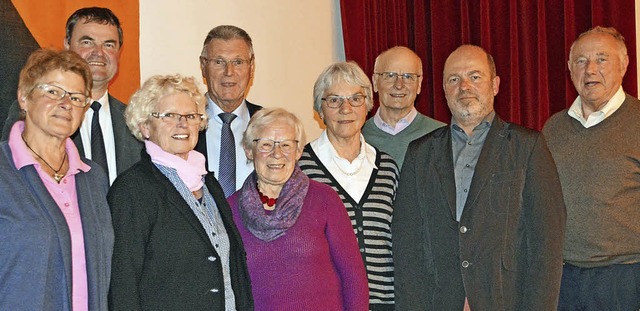 Der Vorstand   (von links): Margret Di...mbach, Jrgen Klble und Paul Lufer.   | Foto: Gerhard Lck