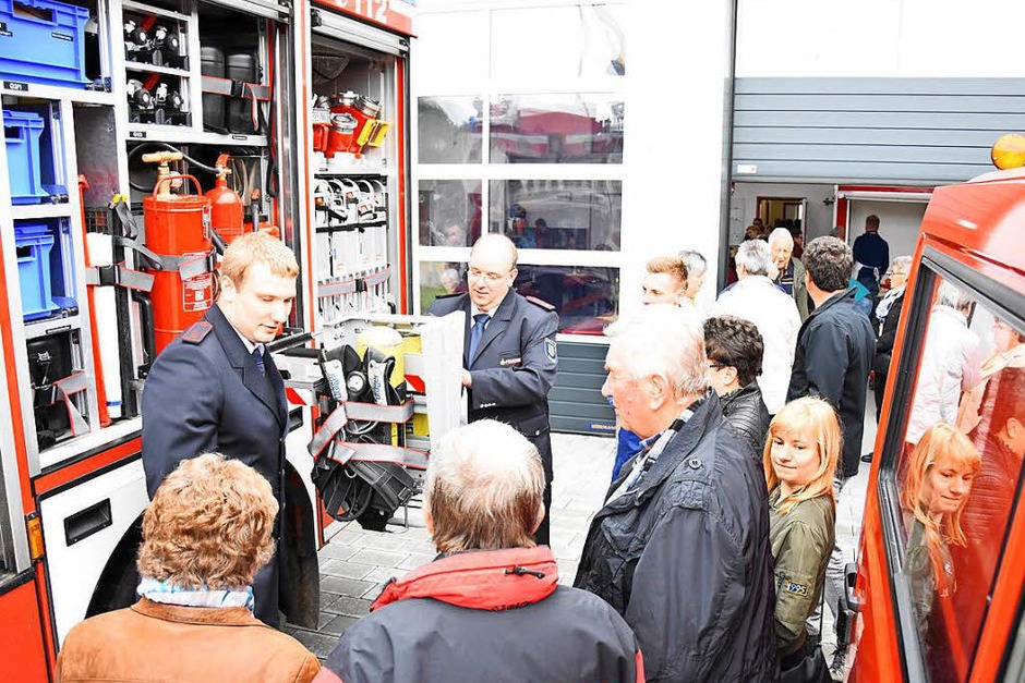 Mit einem Festwochenende wurde das neue Feuerwehrhaus in Pfaffenweiler gefeiert. (Foto: Jonas Hirt) Mit einem Festwochenende wurde das neue Feuerwehrhaus in Pfaffenweiler gefeiert. (Foto: Jonas Hirt)