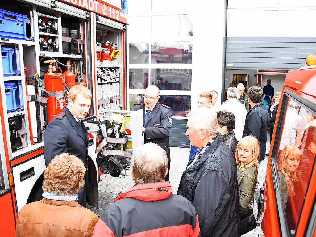 Mit einem Festwochenende wurde das neue Feuerwehrhaus in Pfaffenweiler gefeiert.