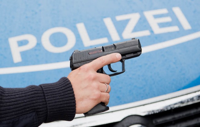 Die Polizei hat in Emmendingen einen psychisch kranken Mann erschossen.  | Foto: dpa