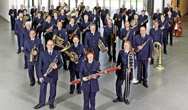 Das Bundespolizeiorchester spielt am 19. Mai in der Brunlinger Stadthalle.   | Foto: Bundespolizeiorchester