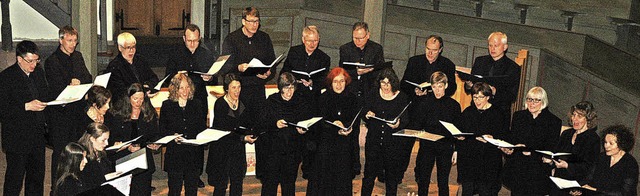 Versierter Klangkrper: Der Kammerchor...in der Altweiler Kirche zu begeistern.  | Foto: OUNAS-KRUSEL
