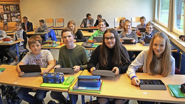 Der Einsatz von Tablets wird zurzeit i...bach-Gymnasium in Gengenbach erprobt.   | Foto: Christine Storck
