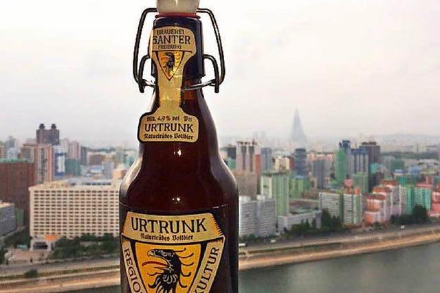 In Nordkoreas Hauptstadt wird naturtrbes Ganter-Bier verkauft