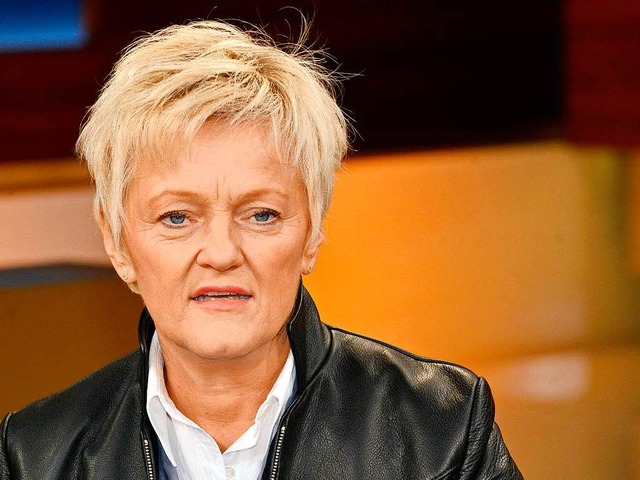 Grnen-Politikerin Renate Knast spric...ie Lehren der Schleswig-Holstein-Wahl.  | Foto: dpa