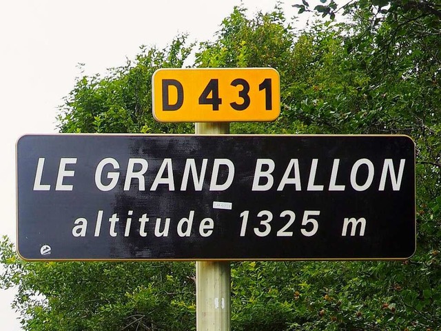 Der Gipfel des Grand Ballon auf 1325 Meter  | Foto: Theresa Peter  