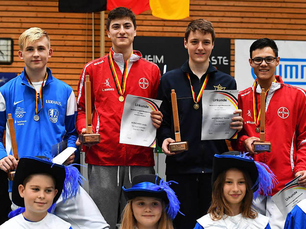 Impressionen aus der Kastelberghalle in Waldkirch von der DM der A-Jugend. Die Gastgeber aus der Orgelstadt kamen im Mannschaftswettbewerb auf Platz 13.