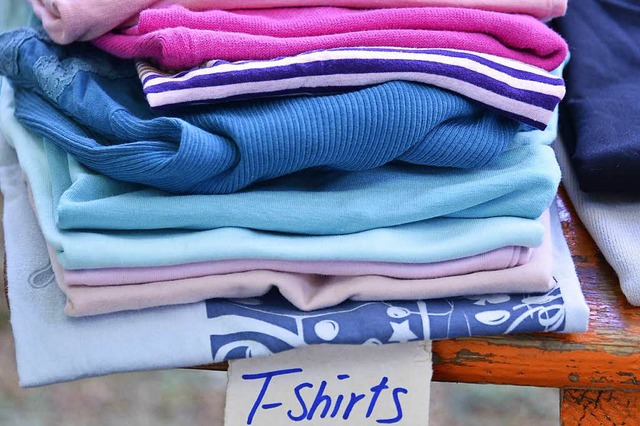 Wer seine T-Shirts verkaufen mchte, ist auf dem Frollein Flohmarkt richtig.  | Foto: Michael Bamberger