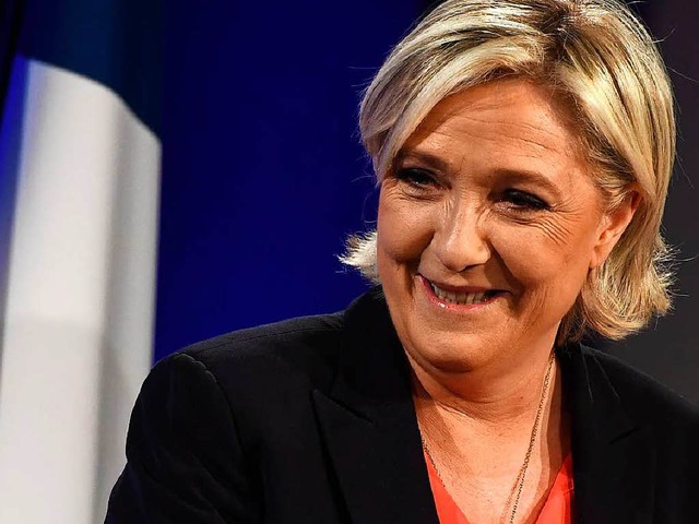 Muss sich interner Kritik stellen: Parteichefin Marine Le Pen.   | Foto: AFP