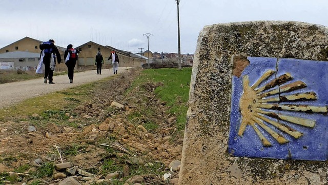 Auf dem Weg nach Santiago de Compostela: Jeden Tag laufen, laufen und laufen.   | Foto: Rebecca Bauser