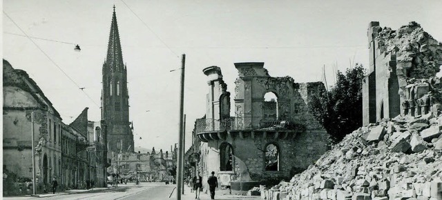 Die Bomben zerstrten auch die Ludwigskirche in der Habsburgerstrae.  | Foto: hans-jrgen Oehler
