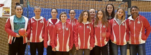 <BZ-FotoAnlauf>Seelbach </BZ-FotoAnlau... die Handball-Schlerinnenmannschaft.   | Foto: Schule