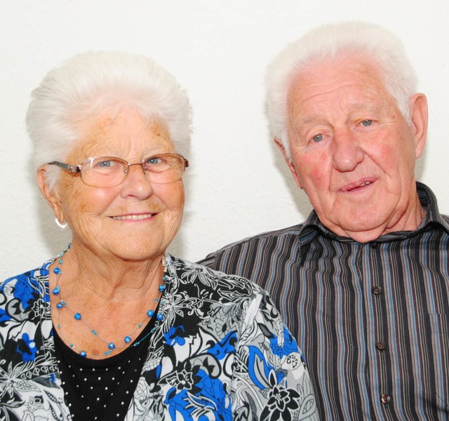 Seit 60 Jahren verheiratet: Anneliese und Erwin Grether   | Foto: Sedlak