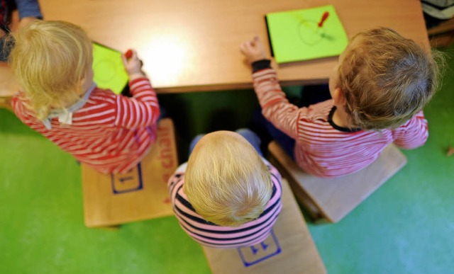 In Rickenbach fehlen Kindergartenpltze.   | Foto: Symbolfoto: Stratenschulte/DPA