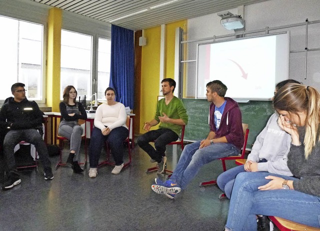 Mit der Prsidentschaftswahl in Frankr...der Kaufmnnischen Schule Schopfheim.   | Foto: Privat