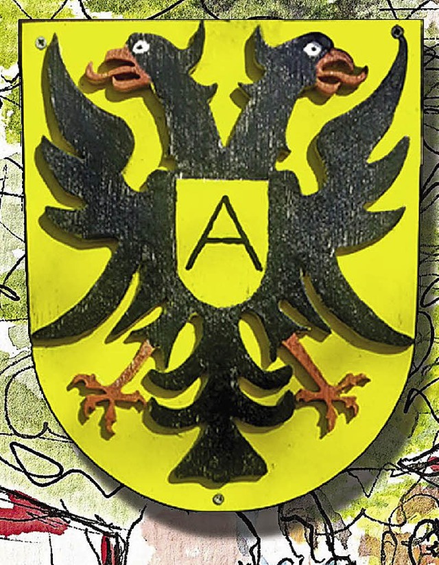 Das Wappen von Adelhausen, wie es auf dem Plakat zum Fest abgebildet ist.   | Foto: Ortsverwaltung