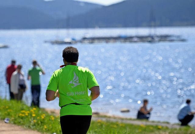 Laufen am glitzernden See &#8211; das ...Schluchseelaufes auch in diesem Jahr.   | Foto: Patrick Seeger