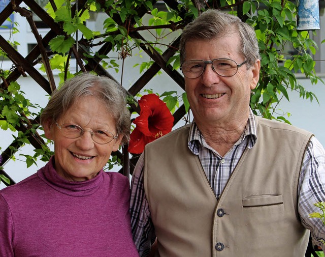 Irene und Gnther Heck aus Kippenheimweiler   | Foto: Reiner Beschorner