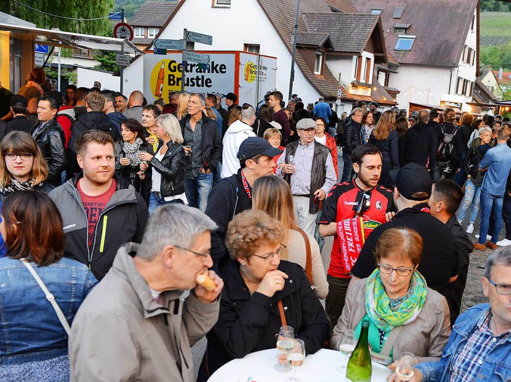 Impressionen vom Samstagabend auf dem Weinfest St.Georgen