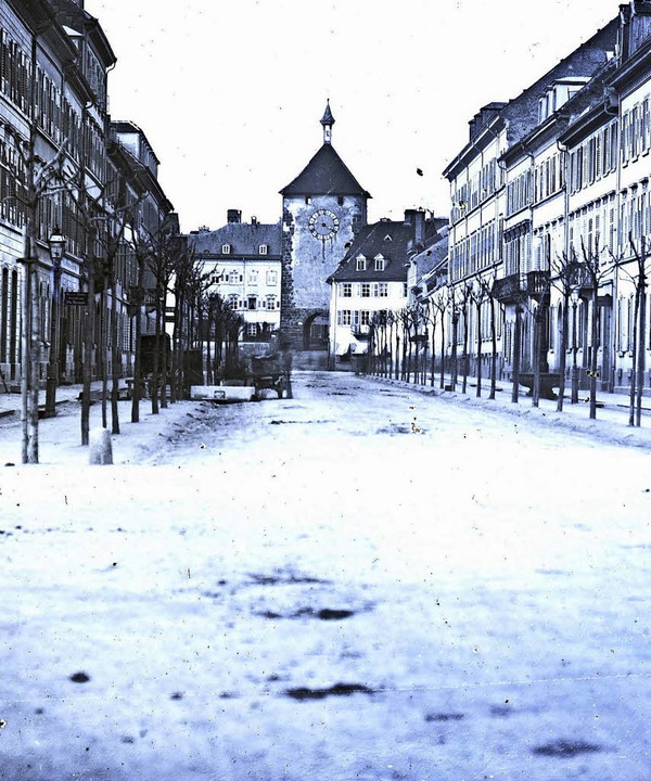 Die Stephanienvorstadt um 1860 (links)...22;Stephanienvorstadt&#8220; erhielt.   | Foto: Gottlieb Theodor Hase (Stadtarchiv M75/13/819), Vistatour