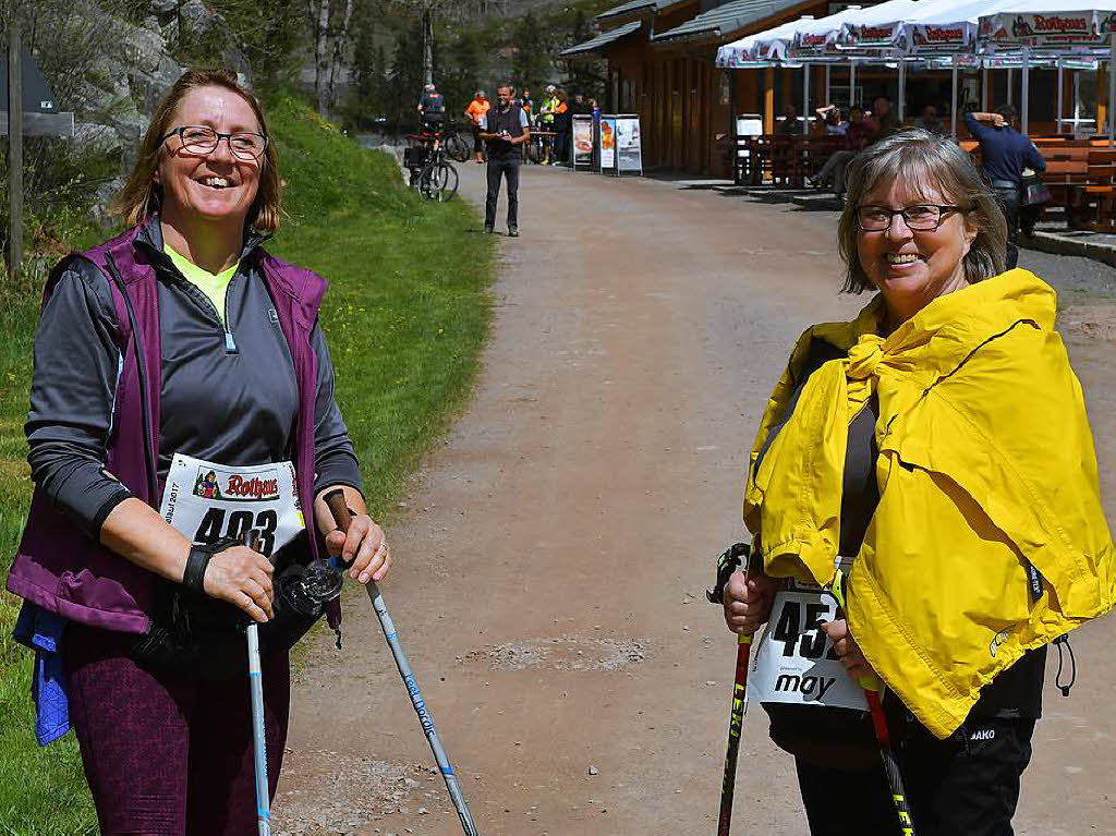 Mehr als 600 Nordic Walker gingen auf die elf  oder wahlweise 18 Kilometer lange Strecke am Schluchsee.