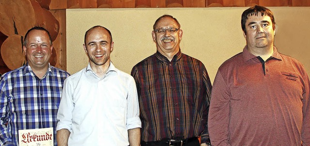 Ehrungen beim Tischtennisclub Seelbach...l, Dieter Schwarz und Markus Mellert.   | Foto: H.  Fssel