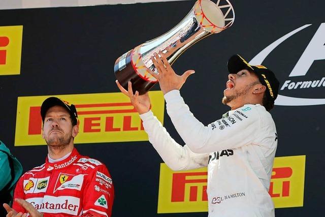 Lewis Hamilton triumphiert in Barcelona über Sebastian Vettel