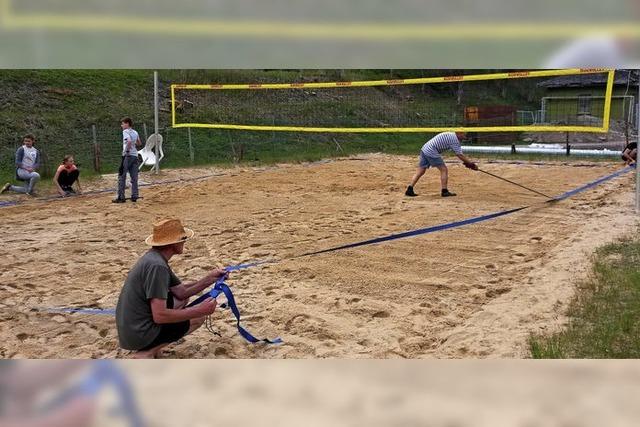 Der Platz ist hergerichtet