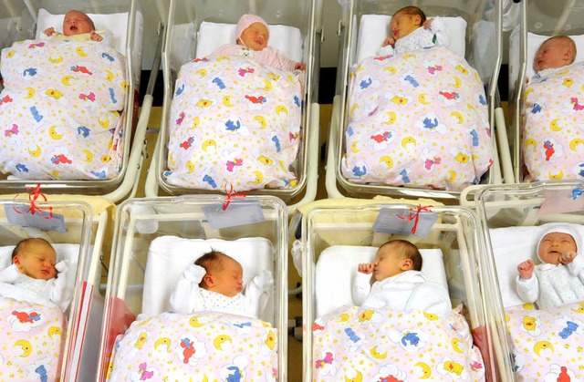 Immer noch gibt es zu wenige Babys in Deutschland.   | Foto: dpa