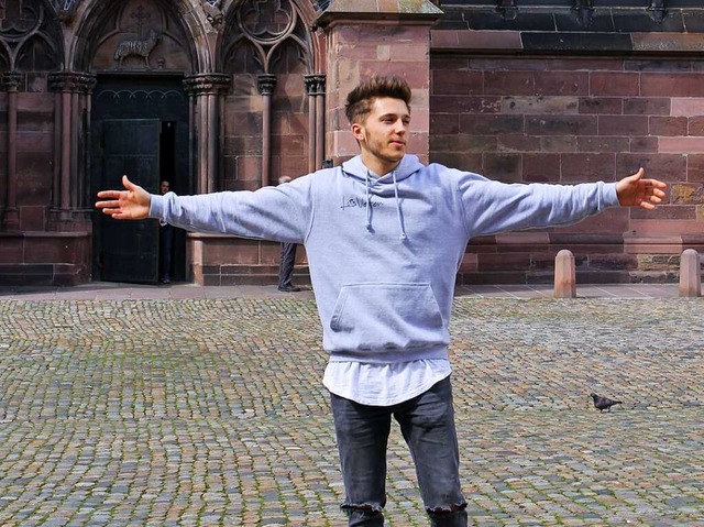 Der Freiburger Musiker Luis Velten. | Foto: Paula Kühn Der Freiburger Musiker Luis Velten. | Foto: Paula Kühn