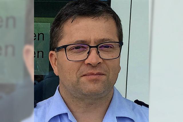 Martin Grf leitet den Polizeiposten