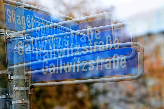 Freiburgs Straennamen wanken: Auch die Gallwitzstrae soll umbenannt werden.  | Foto: Ingo Schneider