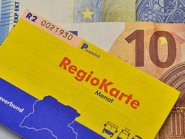 Die Regiokarte wird teurer.  | Foto: Michael Bamberger