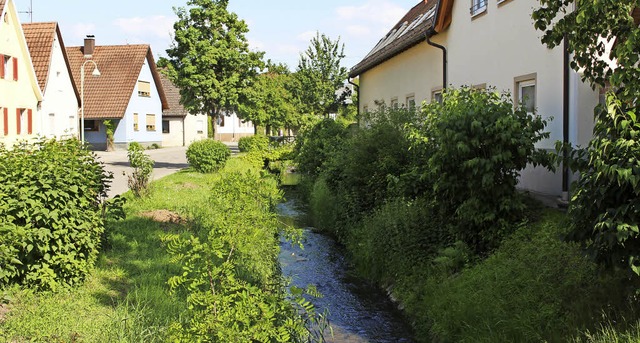 Wie  es  in der  Zukunftswerkstatt  ge...chen  Fahrbahn  und  Eschbach  gebaut.  | Foto: Ingeborg Grziwa