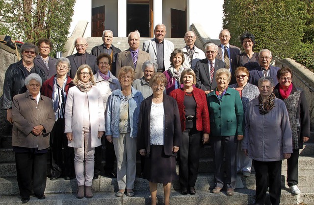 Die Snger freuen sich auf den Jubilumsgottesdienst.   | Foto: Wunderle