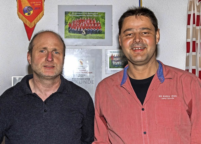 Edgar Kaiser (rechts) ist neuer Vorsit...vertreter wurde Patrick Gatti gewhlt.  | Foto: Wilfried Dieckmann