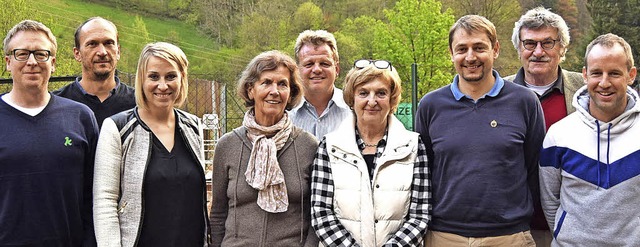 Der Vorstand des TC Todtnau mit den ge...bel, Reinhard Janus, Bernd Pfefferle.   | Foto: Jger