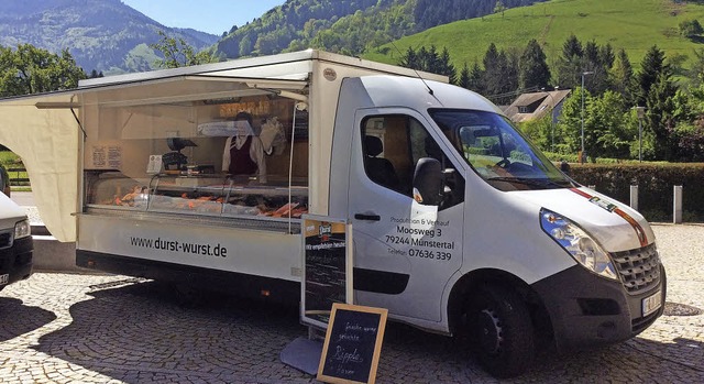 Eines der Wurstmobile, mit denen die  ...ei Durst in der Region unterwegs ist.   | Foto: eg