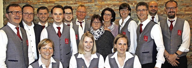 Der Vorstand des Musikvereins Heitersheim   | Foto: privat