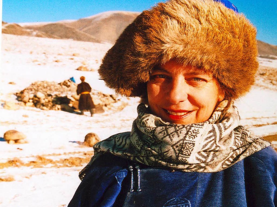 Amélie Schenk im Winter in der Mongolei  | Foto: Privat
