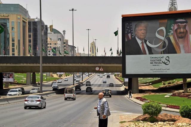 Saudis fiebern Besuch von US-Präsident Trump entgegen