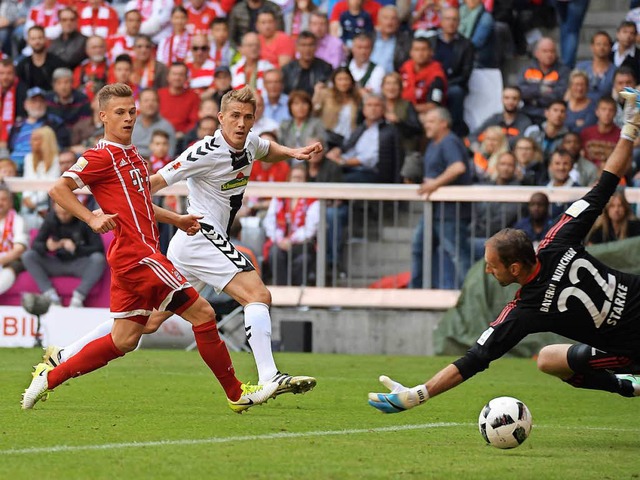 Anschlusstreffer erzielt, doch zu mehr... verliert mit 1:4 gegen den FC Bayern.  | Foto: Achim Keller