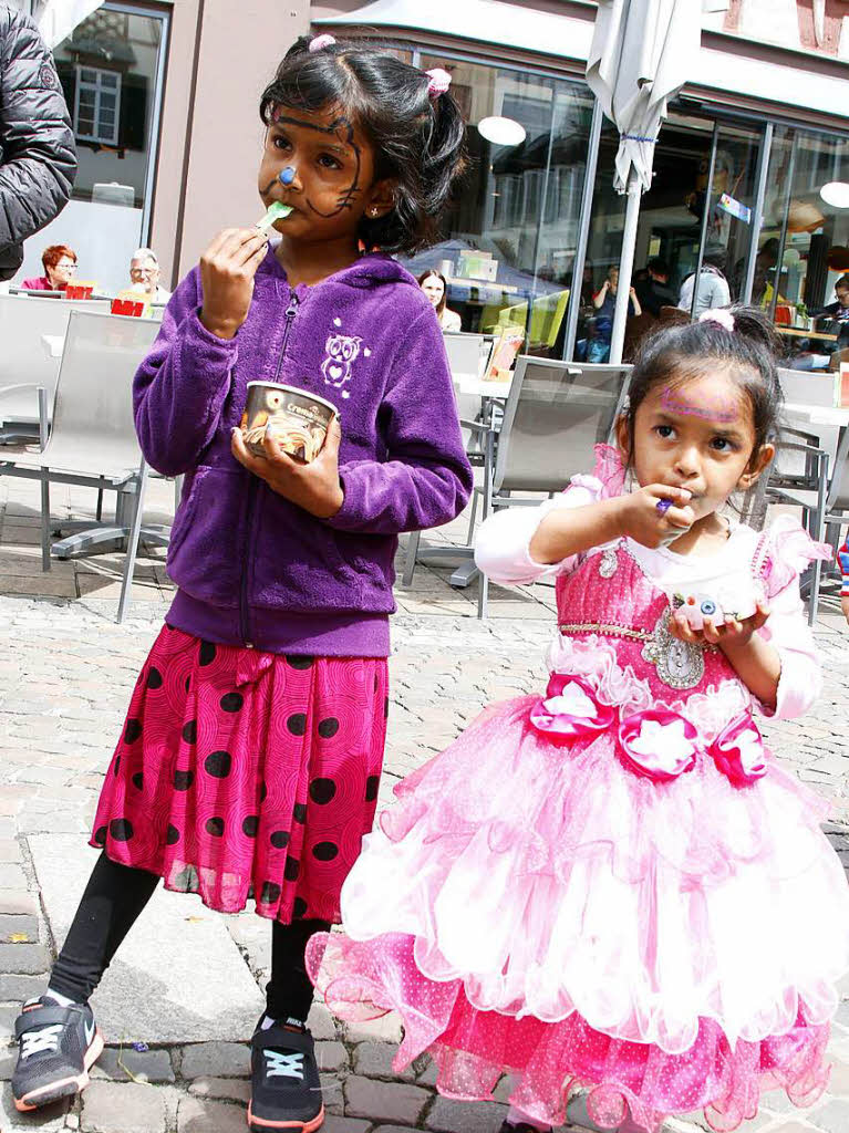 Jede Menge zu entdecken gab’s beim Kinderfest in der Lahrer Innenstadt.