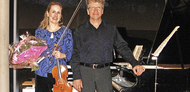 Nancy Dahn und Timothy Steeves boten d... ein Musikerlebnis der besonderen Art.  | Foto: Gertrud Freitag