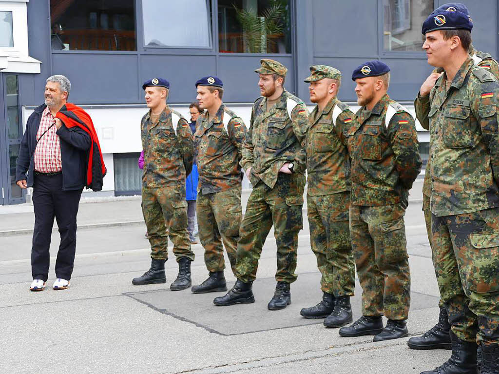 Das 40-jhrige Bestehen der Patenschaft zwischen der Stadt Bonndorf und der 1. Kompanie des Jgerbataillons 292 in Donaueschingen wurde krftig gefeiert.