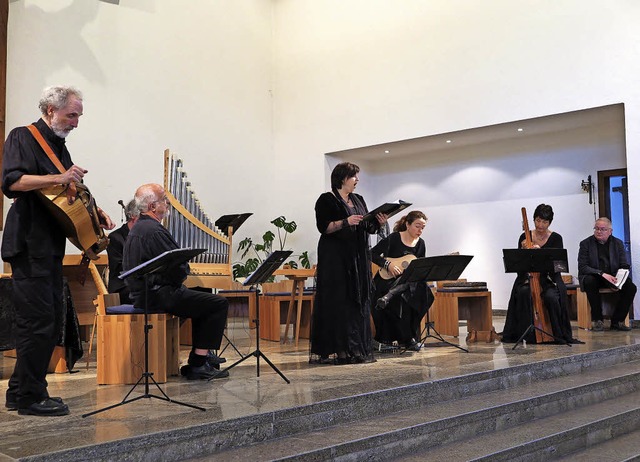 Musik aus Luthers Zeit und davor: die ...yt in der Bugginger Kirche St. Marien   | Foto: Dorothee Philipp