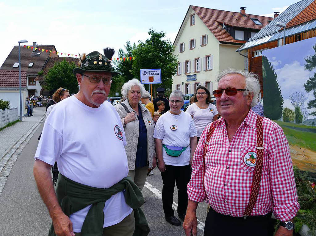 Mit einem bunten Festumzug feiert Wollbach sein Jubilum.