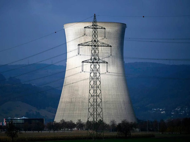Das Schweizer Kernkraftwerk Leibstadt knnte als letztes vom Netz gehen.  | Foto: AFP