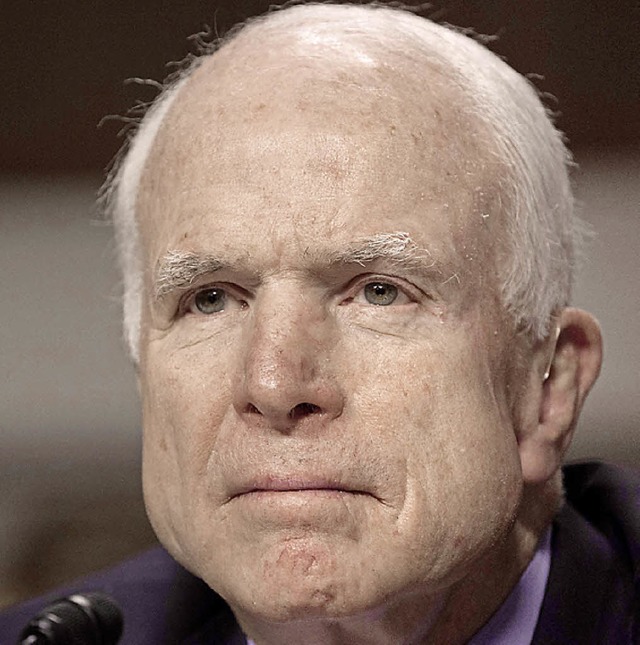 &#8222;Sprachlos&#8220;: Der  Trump-Kritiker und Republikaner John McCain   | Foto: AFP