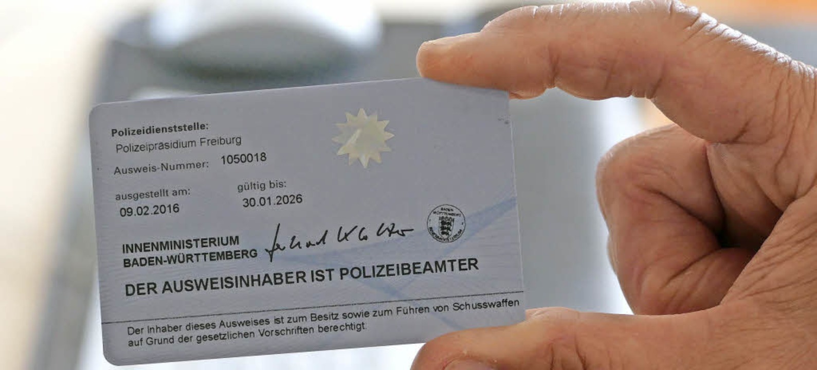 Polizeiausweis Deutschland